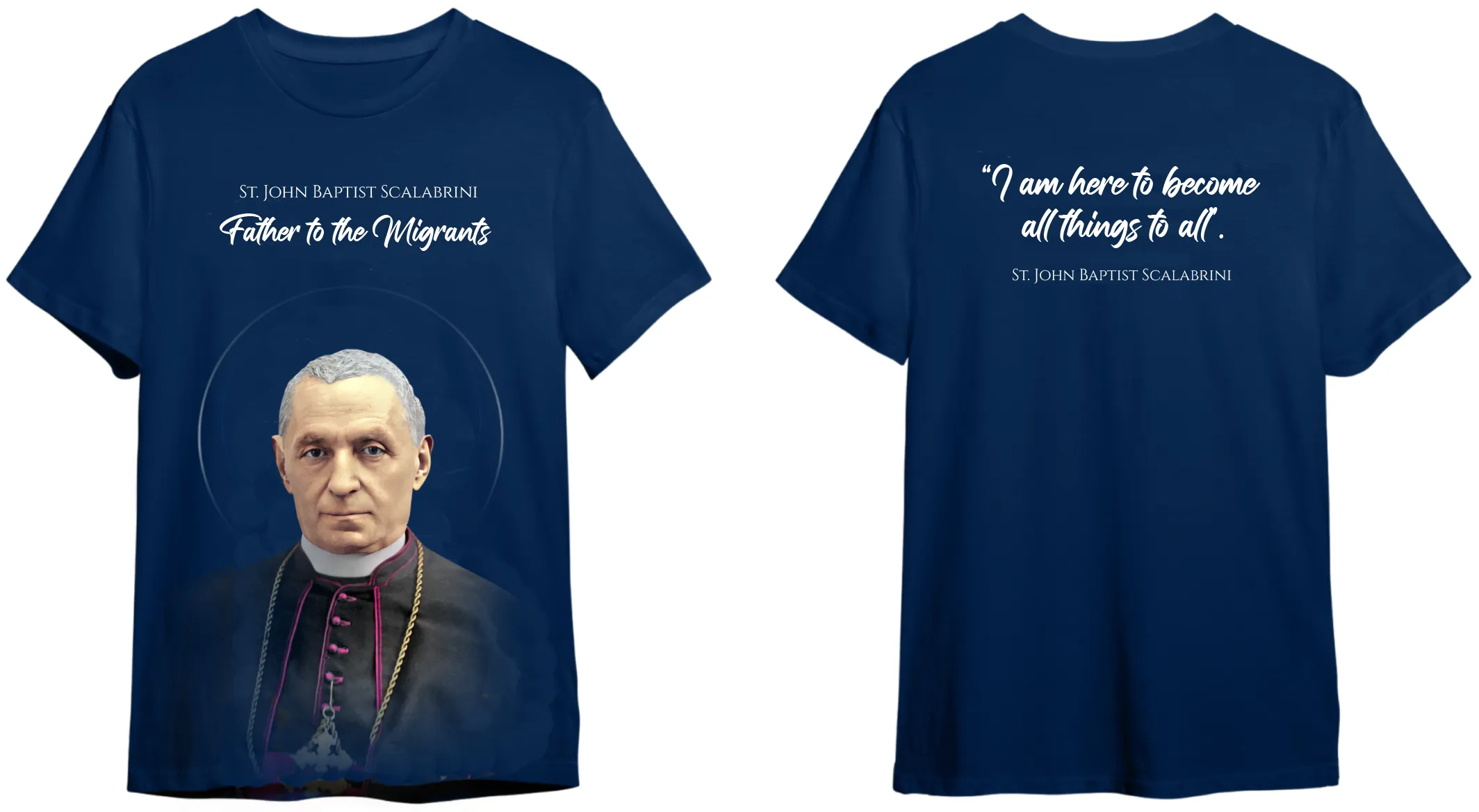 scalabrini canonization shirt