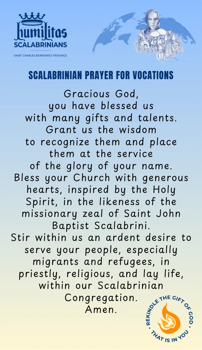 Scalabrinian Prayer for Vocations