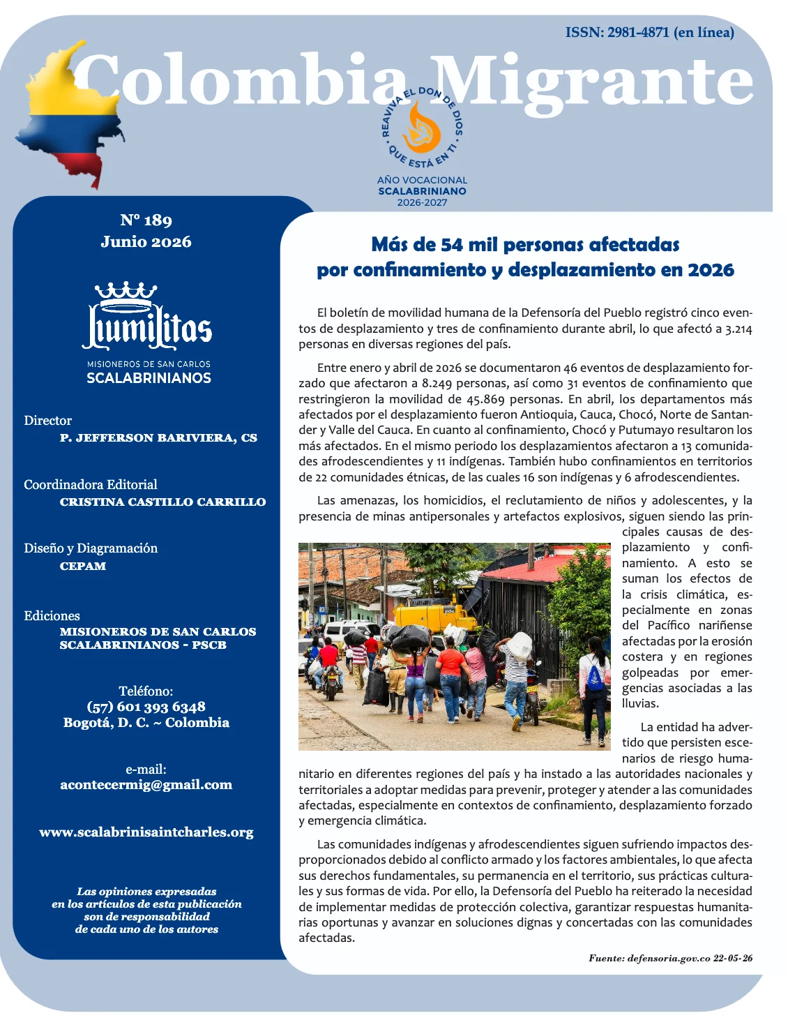 scalabrini magazine last edition