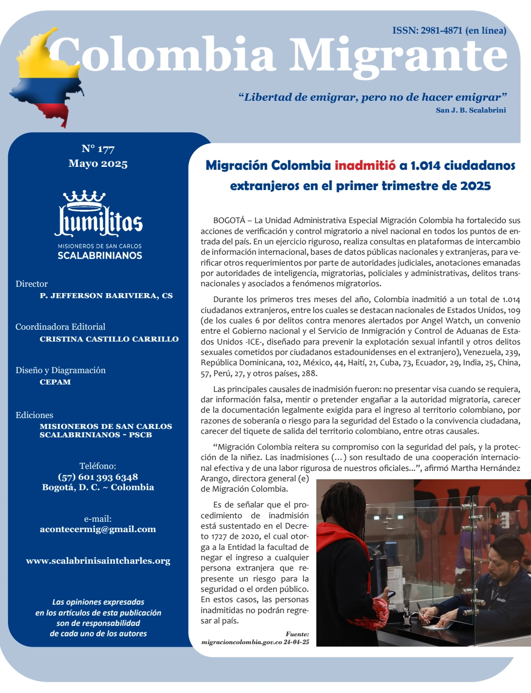 scalabrini magazine last edition